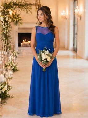 David's Bridal Royal Blue Bridesmaid Dresses for Sale up to 90% Off:  Poshmark